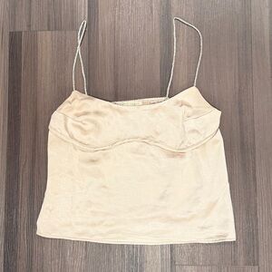 Thirty Thirty Cream Strappy Top